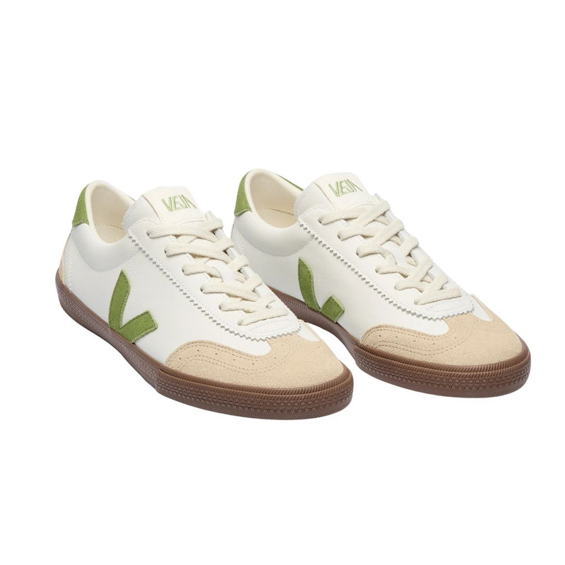 VEJA Volley leather white kiwi bark women