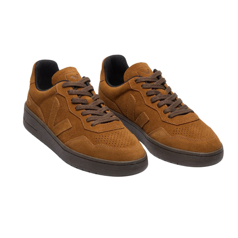 VEJA V-90 suede full cognac eagle men