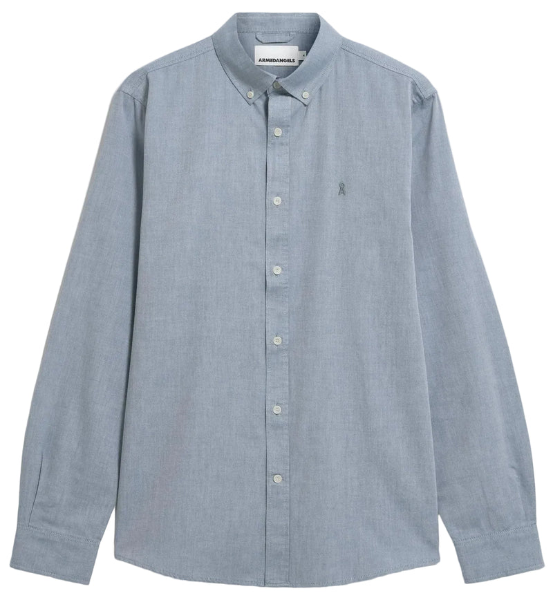 ARMEDANGELS Quaasa shirt petrol velvet men