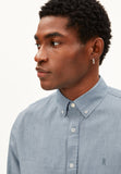 ARMEDANGELS Quaasa shirt petrol velvet men