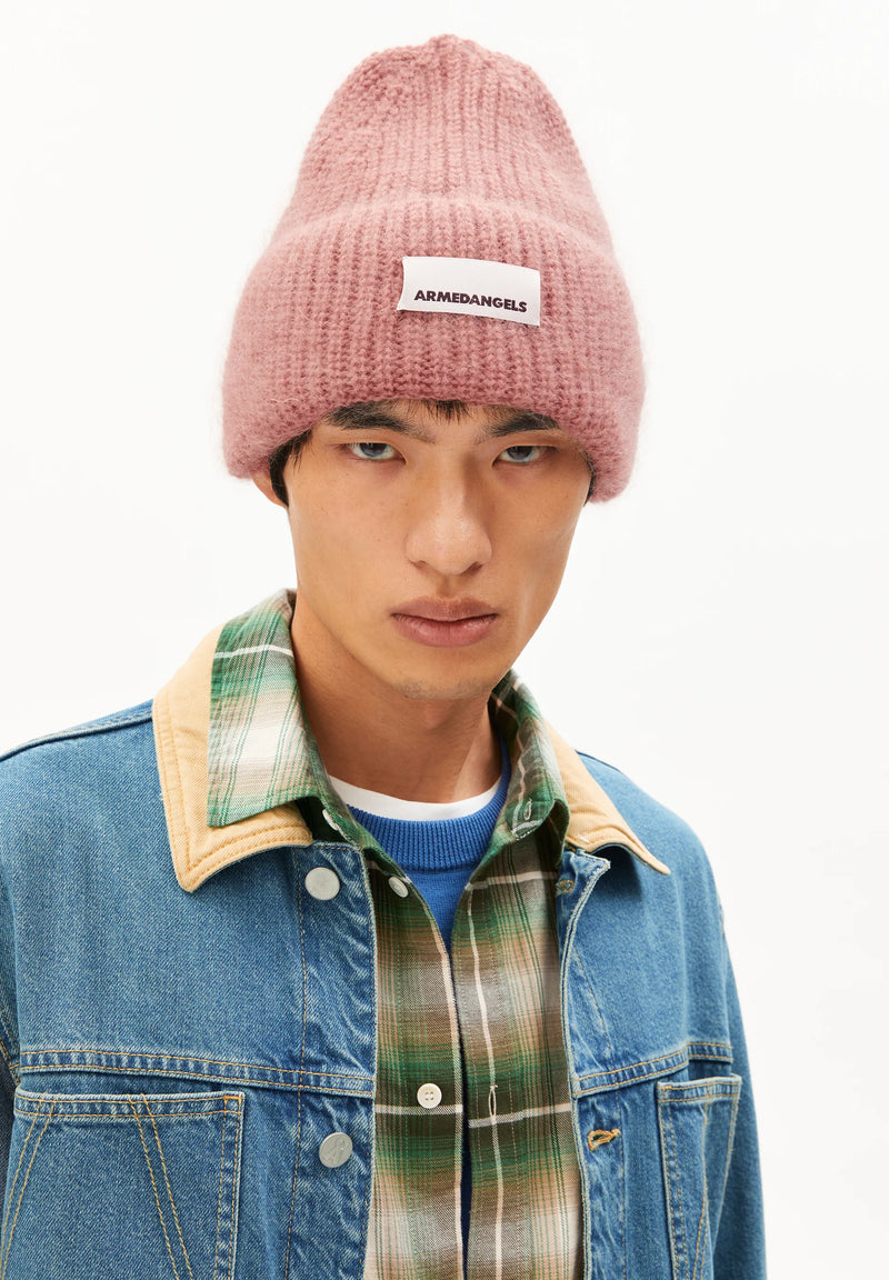 ARMEDANGELS Snowaa beanie light berry unisex