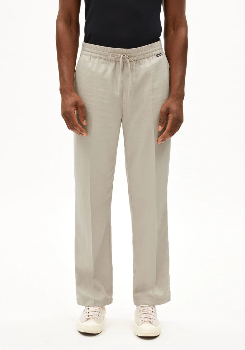 ARMEDANGELS Lukaa lino trousers sandstone men