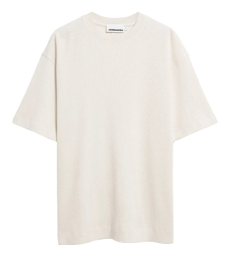 ARMEDANGELS Maarkos waffle t-shirt pure men