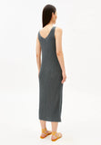 ARMEDANGELS Linen blend knit dress space steel women