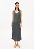 ARMEDANGELS Linen blend knit dress space steel women