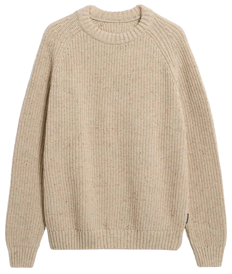 ARMEDANGELS Kiaano tweed knit jumper sandstone tweed men