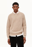 ARMEDANGELS Kiaano tweed knit jumper sandstone tweed men