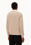 ARMEDANGELS Kiaano tweed knit jumper sandstone tweed men