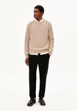 ARMEDANGELS Kiaano tweed knit jumper sandstone tweed men