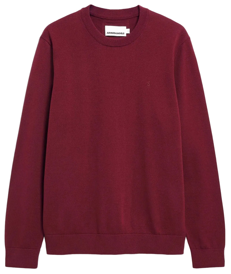 ARMEDANGELS Loukaa jumper velvet red men