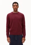 ARMEDANGELS Loukaa jumper velvet red men