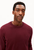 ARMEDANGELS Loukaa jumper velvet red men