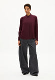 ARMEDANGELS Larisaana longsleeve blouse dark cranberry women