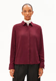 ARMEDANGELS Larisaana longsleeve blouse velvet red women