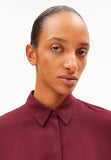 ARMEDANGELS Larisaana longsleeve blouse velvet red women