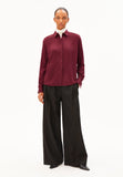 ARMEDANGELS Larisaana longsleeve blouse velvet red women