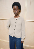 ARMEDANGELS Rib knit cardigan honey melange women
