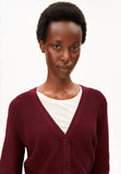 ARMEDANGELS Menaal links links cardigan velvet red women