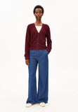 ARMEDANGELS Menaal links links cardigan velvet red women