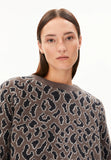 ARMEDANGELS Diliriaa leopaa jumper walnut cream women