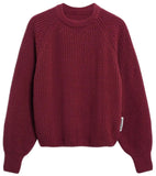 ARMEDANGELS Rib knit jumper velvet red women