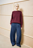 ARMEDANGELS Rib knit jumper velvet red women