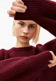 ARMEDANGELS Rib knit jumper velvet red women