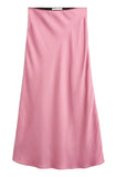 ARMEDANGELS Lenovaa satin slip-skirt washed berry women