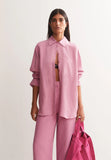ARMEDANGELS Linen blend blouse washed berry women