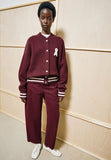 ARMEDANGELS Barrel leg twill pants velvet red women