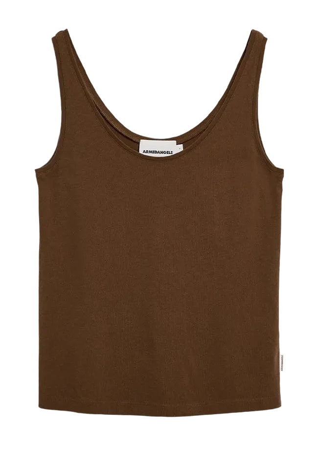 ARMEDANGELS Linen blend top dried palm women