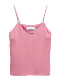 ARMEDANGELS Satin spaghetti top washed berry women