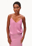 ARMEDANGELS Satin spaghetti top washed berry women