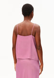 ARMEDANGELS Satin spaghetti top washed berry women