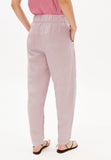 ARMEDANGELS Pure linen pull on barrel pants pink mist women