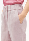 ARMEDANGELS Pure linen pull on barrel pants pink mist women