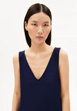 ARMEDANGELS Sleeveless jersey midi dress tinted navy women