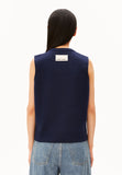 ARMEDANGELS Compact knit vest tinted navy women