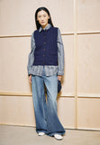 ARMEDANGELS Compact knit vest tinted navy women