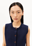 ARMEDANGELS Compact knit vest tinted navy women