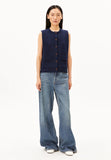 ARMEDANGELS Compact knit vest tinted navy women