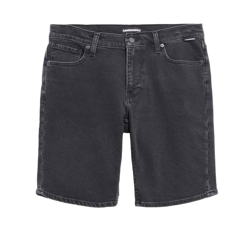 ARMEDANGELS Naailo denim shorts black washed authentic men