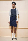 ARMEDANGELS Compact knit skirt tinted navy women