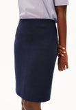 ARMEDANGELS Compact knit skirt tinted navy women