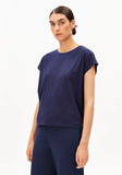 ARMEDANGELS Slub jersey t-shirt tinted navy women