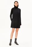 ARMEDANGELS Pinaafo herringbone dress dark steel black women