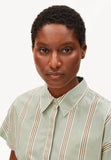 ARMEDANGELS Stripe poplin Larisaana blouse foam light oatmilk women