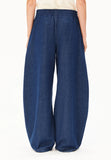 ARMEDANGELS Pull on barrel denim trousers eau women