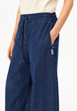 ARMEDANGELS Pull on barrel denim trousers eau women