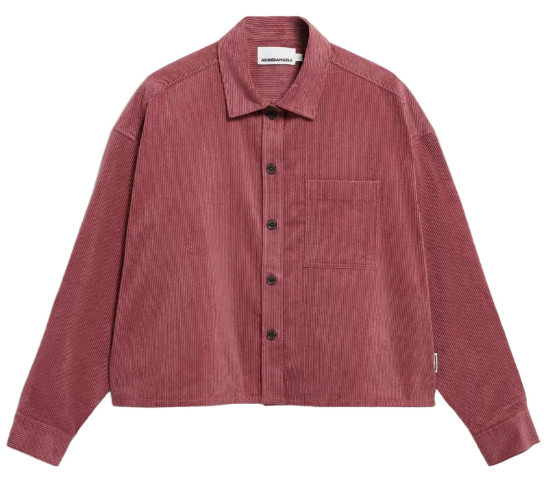 ARMEDANGELS Nalaani corduroy blouse velvet ember women
